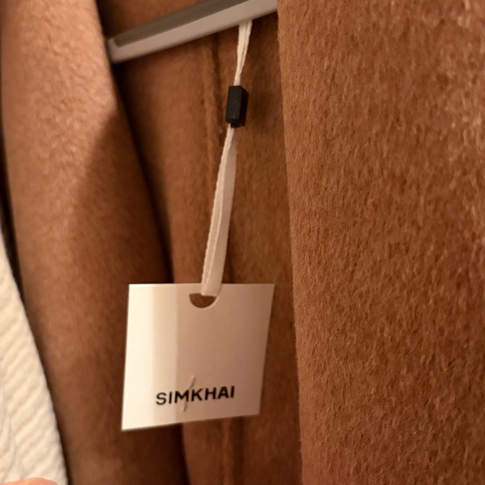 Simkai Fringe Long Coat size small NWT - Picture 7 of 7